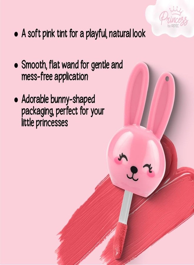 Renee Princess by RENEE Bunny Lip Tint - Pink, for Pre-Teens, Lightweight & Long-Lasting Color, Non-Drying & Nourishing, Water-Based Formula, Blueberry Extracts, Strawberry & Vitamin E Infused, Cruelty-Free - Image 5