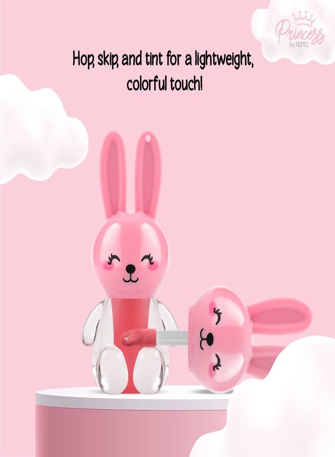 Renee Princess by RENEE Bunny Lip Tint - Pink, for Pre-Teens, Lightweight & Long-Lasting Color, Non-Drying & Nourishing, Water-Based Formula, Blueberry Extracts, Strawberry & Vitamin E Infused, Cruelty-Free - Image 4
