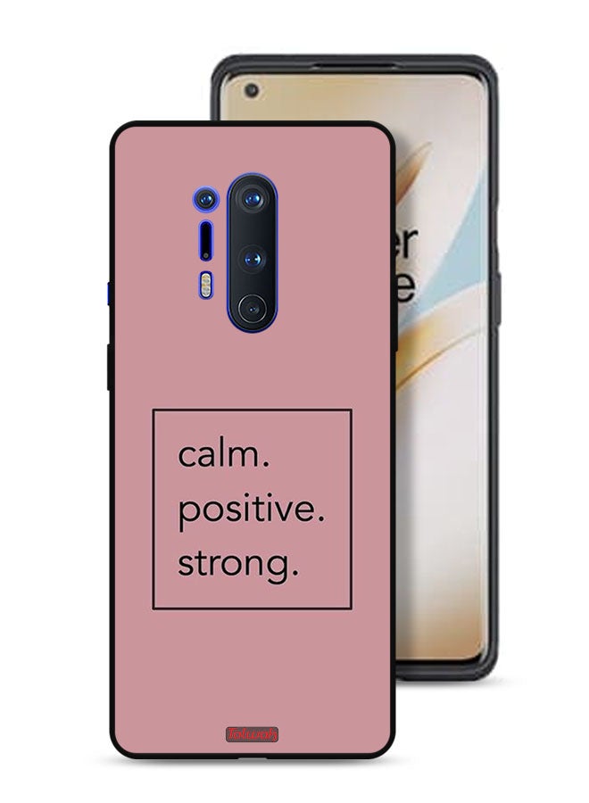 Tolwak OnePlus 8 Pro Protective Case Cover Calm Positive Strong - Image 1