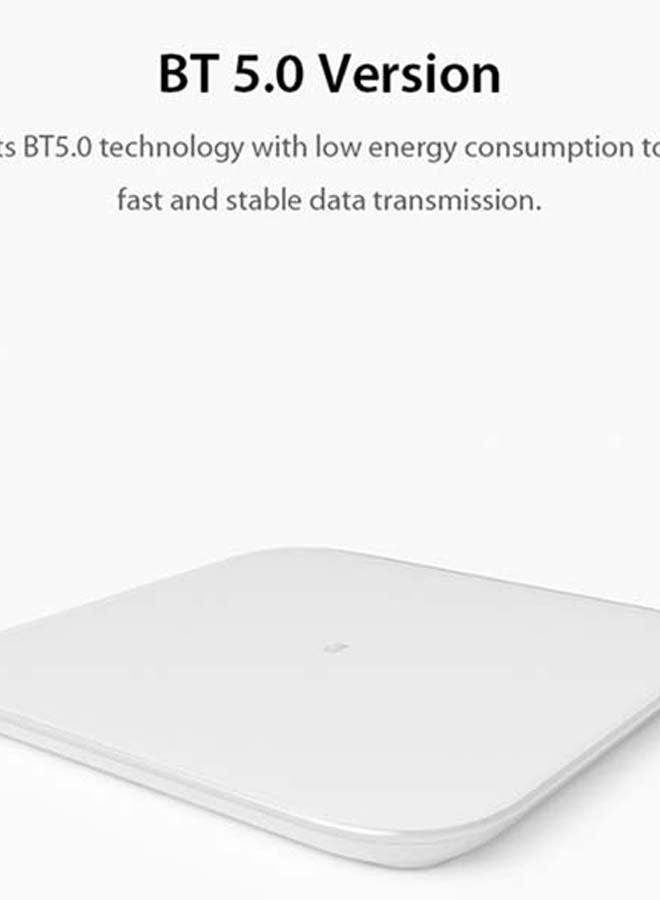 NIBEMINENT LED Display Smart Weighing Scale 2 White - Image 4