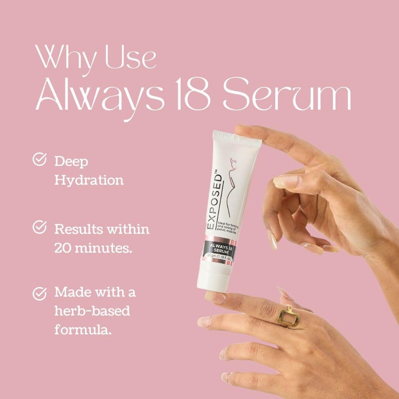 Exposed Always 18 Serum Revitalizing Serum For Firming and Toning For Women 35 gm - Image 3