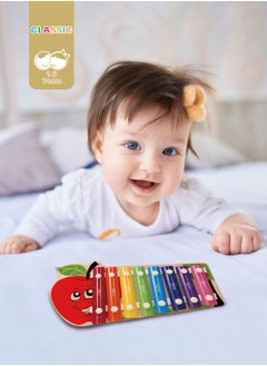 al ostoura toys Eight Sound Hand Knock Xylophone Wooden Kids Educational Toy Gift  - Image 2