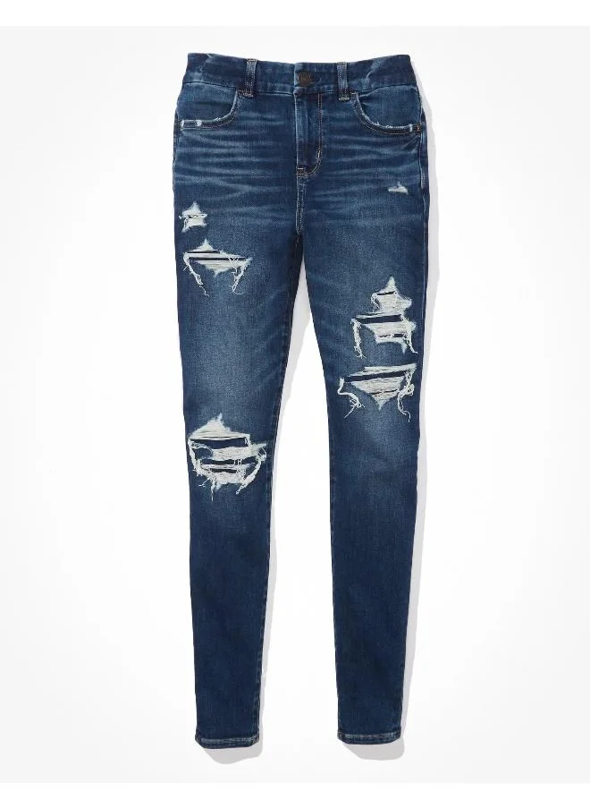 امريكان ايجل AE Ne(x)t Level Patched Curvy Jegging