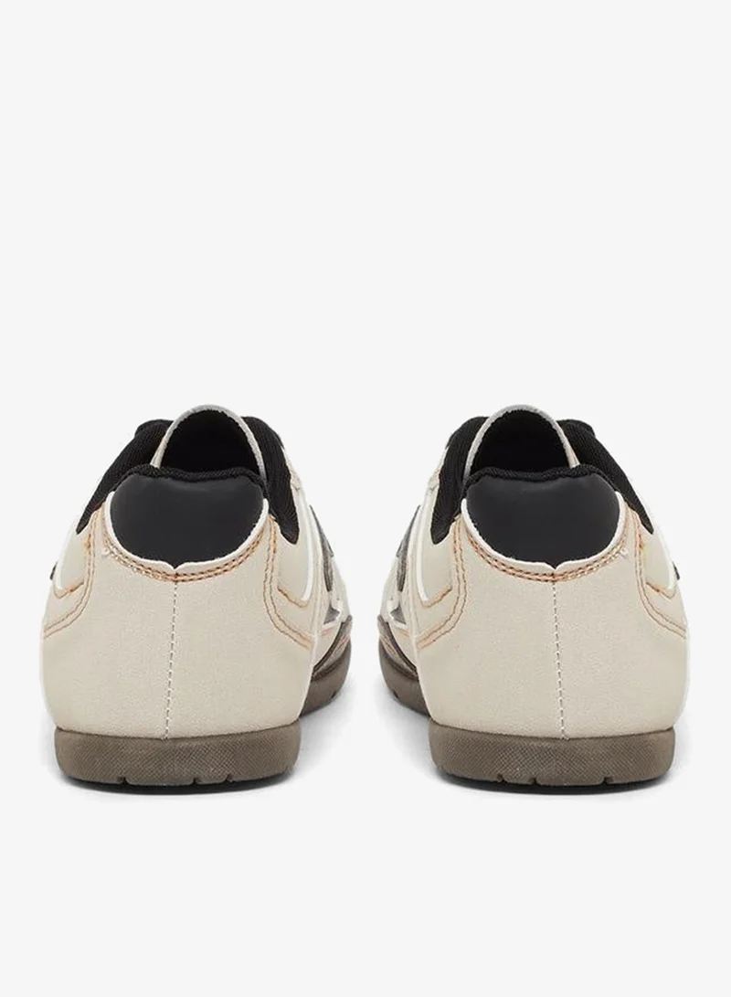 Styli Active  Panelled Tritone Lace-Up Sneakers for Women | Best Price UAE
