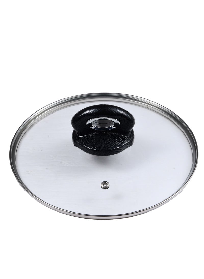 BERGNER طاجن غير لاصق من الألمنيوم المطروق بقاع تحريض مع غطاء 26X13 سم - Image 5