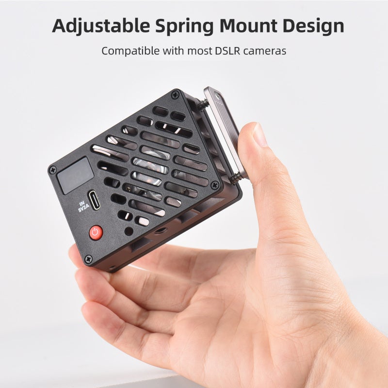 Camera Cooling System: 115 G Black Portable Type-C Powered Efficient Cooling Fan - Low Noise Operation Universal Compatible Camera Cooler for Live Streaming Video Recording Outdoor Use - Image 3