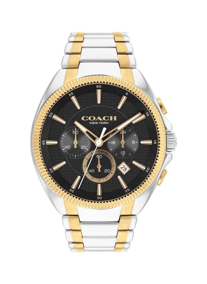 COACH COACH WATCHES ROUND CHRONOGRAPH MEN'S BLACK CASE WATCH - 14602682  - Image 2