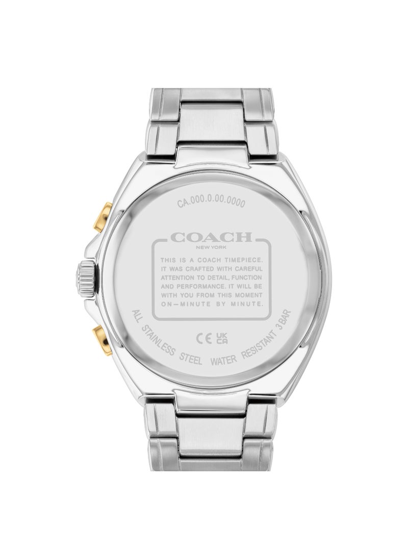COACH COACH WATCHES ROUND CHRONOGRAPH MEN'S BLACK CASE WATCH - 14602682  - Image 3