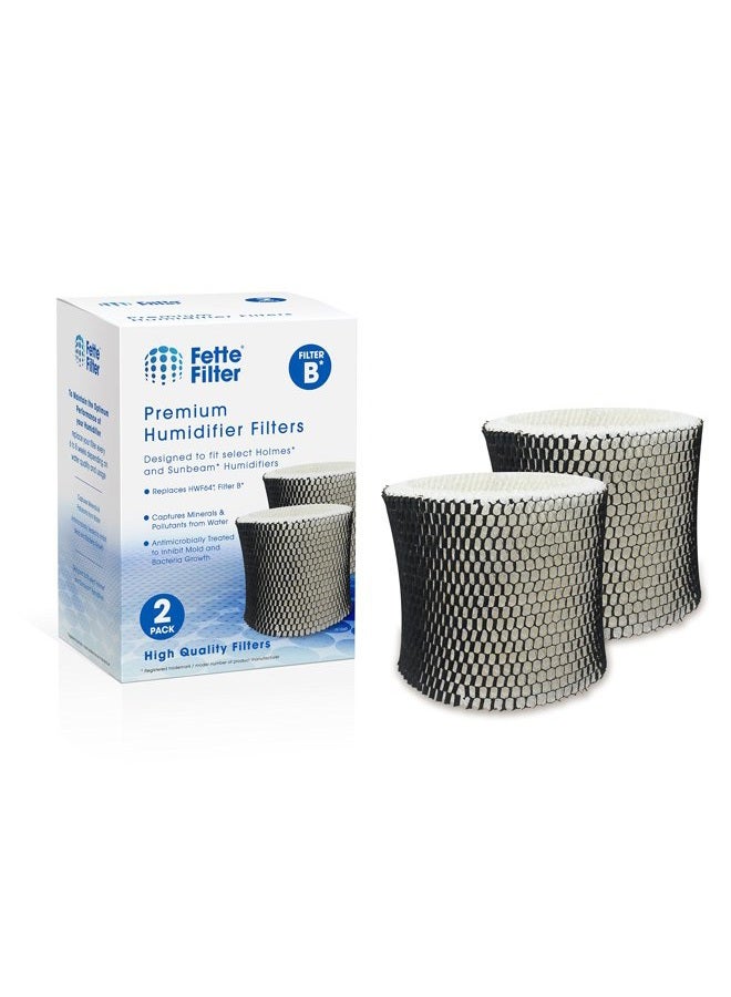 Fette Filter Humidifier Filter Compatible with Holmes HWF64 - Filter B (Pack of 2) - Image 1