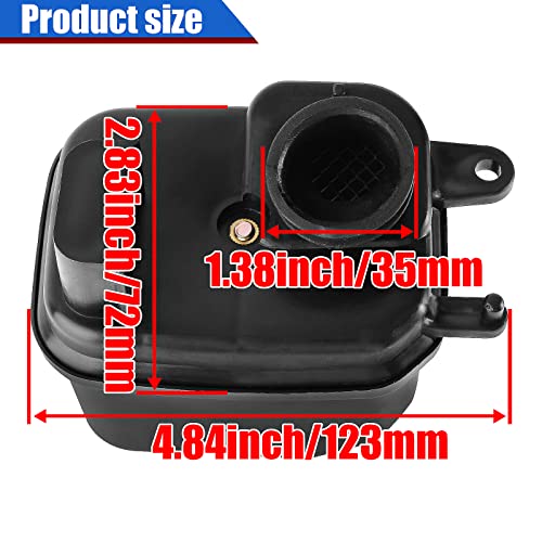 YOFMOO PW50 Filter Box Housing Assembly Compatible with Yamaha PW50 PY50 G50T Peewee 50 Y-Zinger Pit Bike ATV Quad Scooter Go kart - Image 2