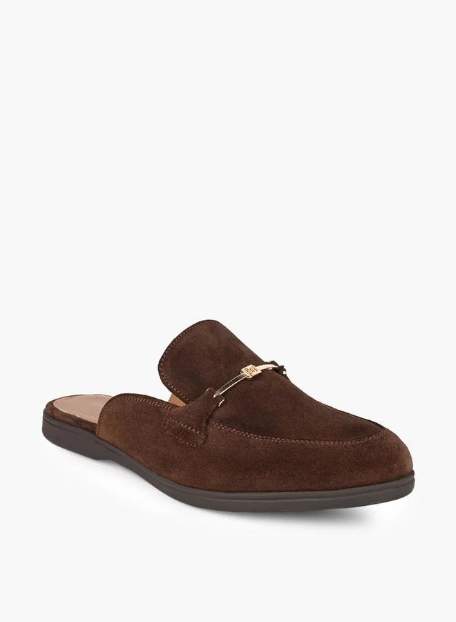 DUCHINI Celeste Women Metallic Accent Mules