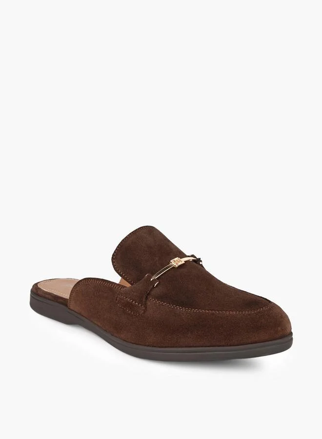 DUCHINI Celeste Women Metallic Accent Mules