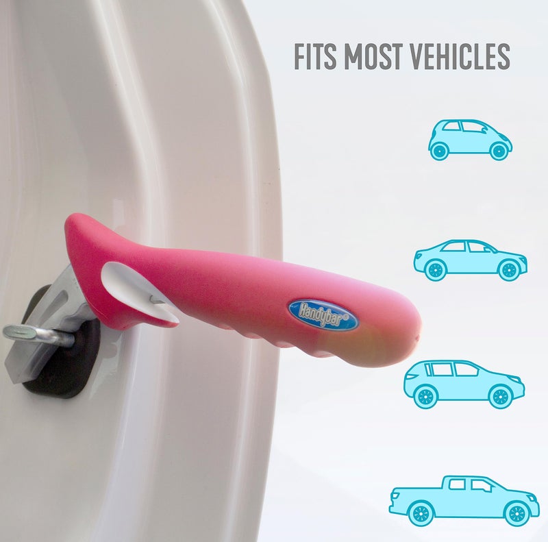 Stander HandyBar, Portable Vehicle Support Handle with Window Breaker and Seat Belt Cutter for Adults, Seniors, and Elderly, Car Door Assist Handle with Non-Slip Grip and Emergency Safety Tools - Image 3