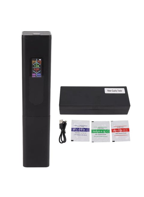 5 in 1 Water Quality Tester Salinity PH Temperature TDS EC Testing Meter LCD Screen Water Detector