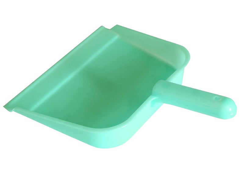 Kuber Industries Round 10 Plastic Dustpan Pack of 3 Green - Image 4