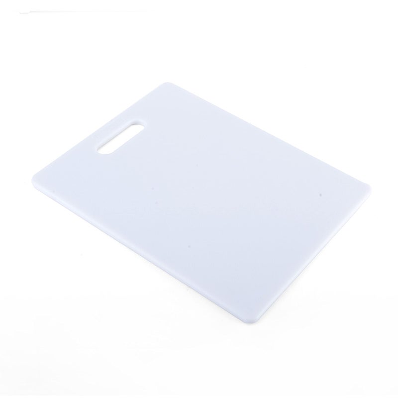 FARBERWARE Reversible Plastic Cutting Board, 8x10 Inch, White, Dishwasher Safe, Non-Porous and Durable for Chopping, Slicing, Prep, Easy to Store - Image 2