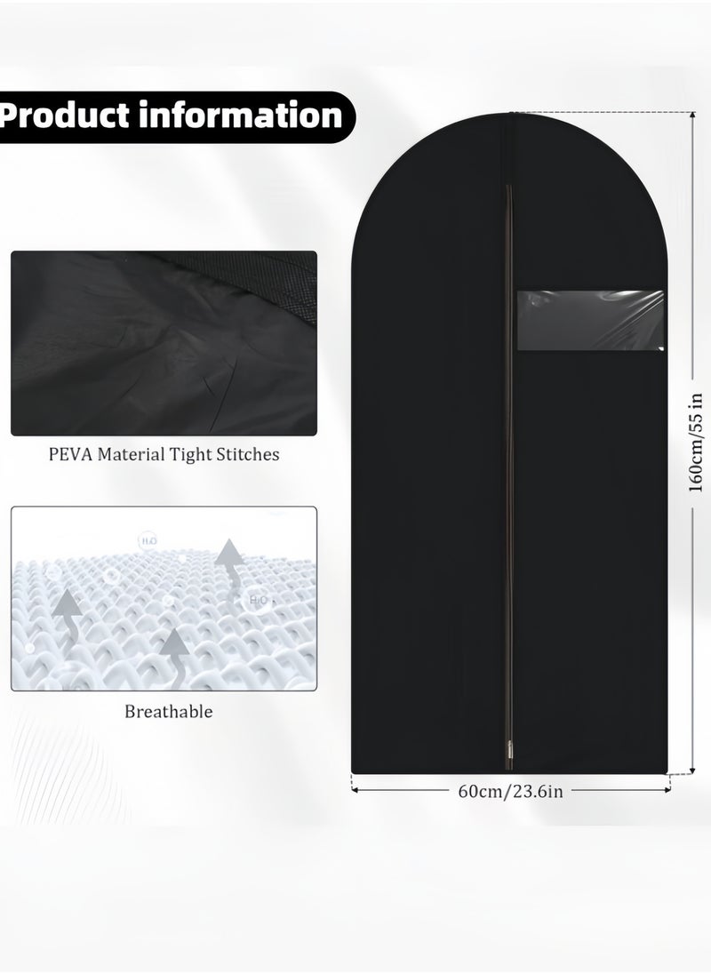 Generic 5-Pack EVA Garment Storage Bags with Clear View Window,Dust-Proof Clothing Protector Covers,24x55 Inches -Heavy-Duty Reusable Organizer for Clothes,Seasonal Wardrobe,Travel  - Image 5