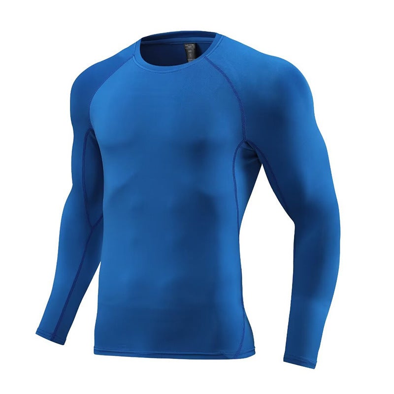 2024 Long Sleeve Round Neck Quick-Drying Clothes Tight Clothes Men'S And Children'S Sports Base Shirt Fitness Clothes Training Clothes T-Shirt - Image 4