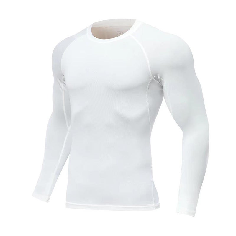 2024 Long Sleeve Round Neck Quick-Drying Clothes Tight Clothes Men'S And Children'S Sports Base Shirt Fitness Clothes Training Clothes T-Shirt - Image 5