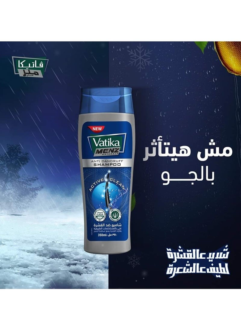 VATIKA - Vatika Menz Naturals Anti Dandruff Shampoo - 350 Ml - Image 1
