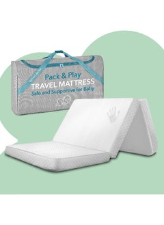 Stock Your Home Stock Your Home Foldable Travel Pack n Play Mattress Pad with Bag  - Image 1