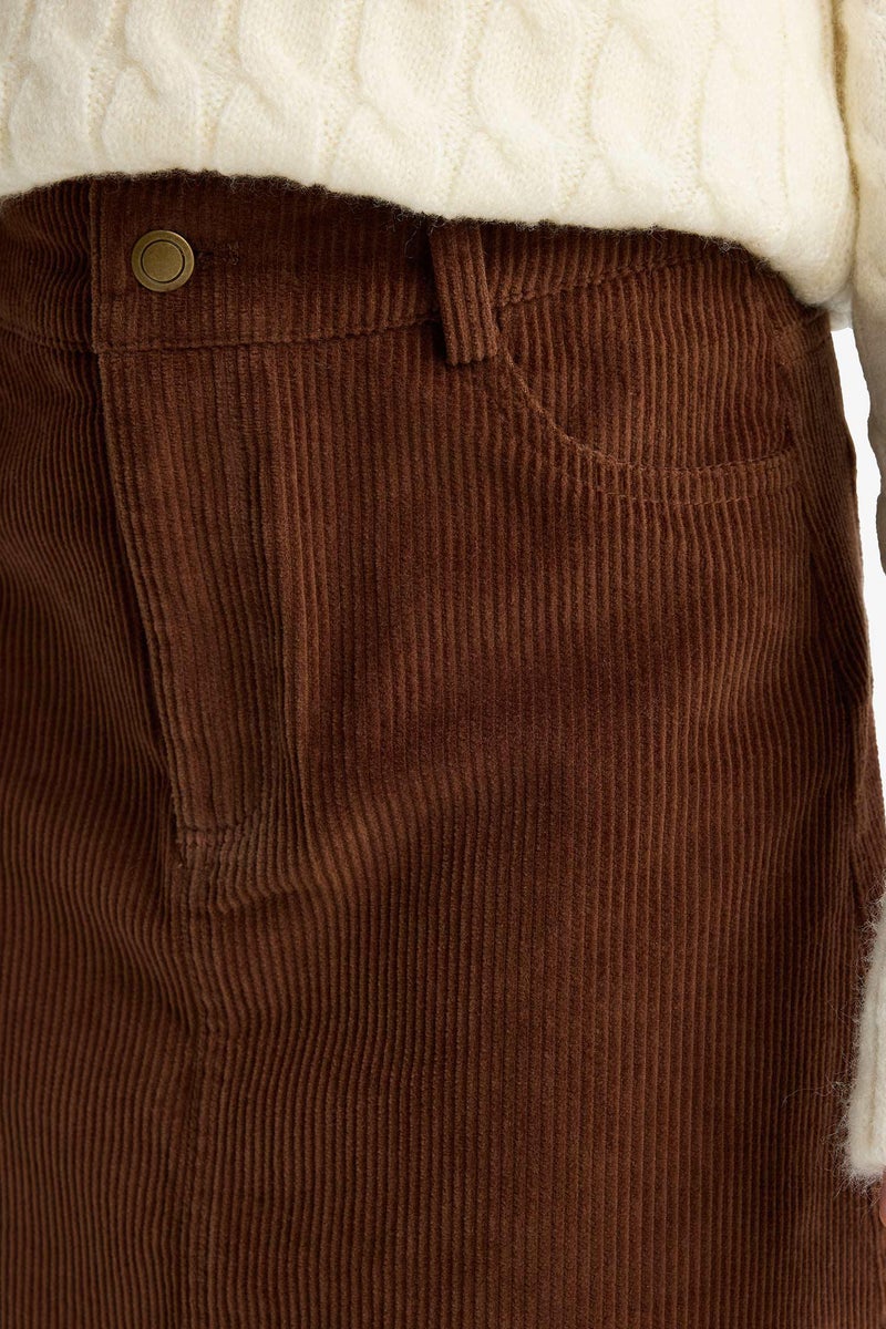 ديفاكتو جيبة بناتي قطن مضلع - Image 3