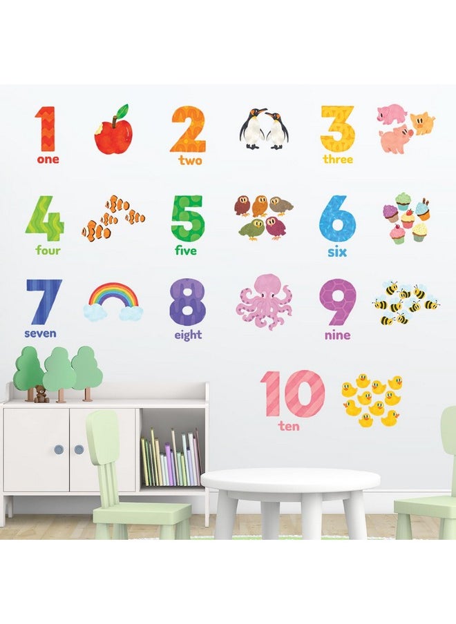 Ds6-2020 Numbers Wall Stickers Decals Peel And Stick Removable Kids Nursery Bedroom Living Room Educational Learning Animal Arabic 1-10 Vinyl Counting Children Toddlers Classroom Playroom - pzsku/Z974F7846F47BCCF957F6Z/45/_/1735214531/ad59d97e-22bb-4987-9443-69d0d3b2ebe1