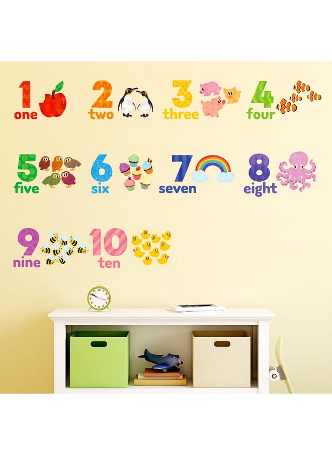 Ds6-2020 Numbers Wall Stickers Decals Peel And Stick Removable Kids Nursery Bedroom Living Room Educational Learning Animal Arabic 1-10 Vinyl Counting Children Toddlers Classroom Playroom - pzsku/Z974F7846F47BCCF957F6Z/45/_/1735214534/2cdee0cb-fd91-4847-b172-1999cf391188