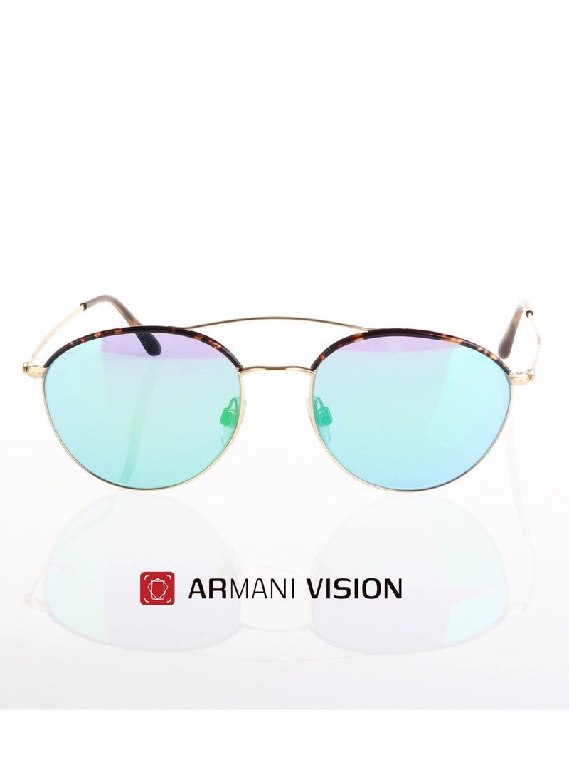 GIORGIO ARMANI Full Rim Unisex Circle Sunglass - AR 6032-J 3003/55 - Lens Size: 55 mm - Silver - Image 2