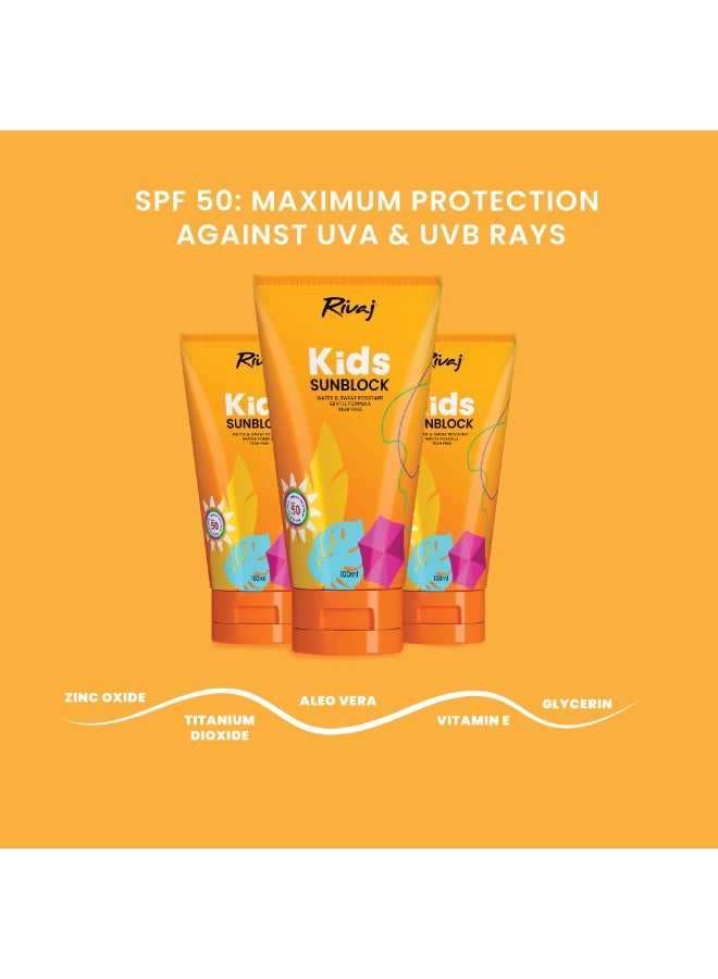 ريفاج يو كيه واقي الشمس للأطفال SPF50 من ريفاج يو كيه 100 مل – حماية واسعة الطيف لطيفة من أشعة UVA/UVB | واقٍ شمس مرطب وخالي من الزيوت للأطفال | يمنع حروق الشمس والاحمرار والالتهابات | خفيف وغير دهني - Image 2