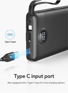 VEGER VEGER Portable Charger with Built in Cables 20000mAh LED Display Li-Polymer with Built-in 4 Cables  - Image 4
