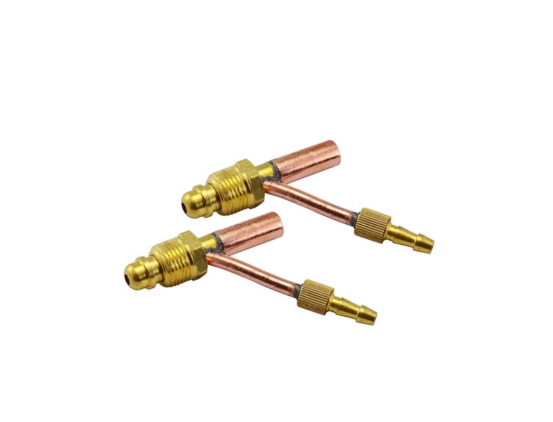 RIVERWELD Cables and Gas Water Separate Cable Connector Fitting 5/8"-18 Male for SR WP 26 TIG Welding Torch Pack of 2 - Image 1