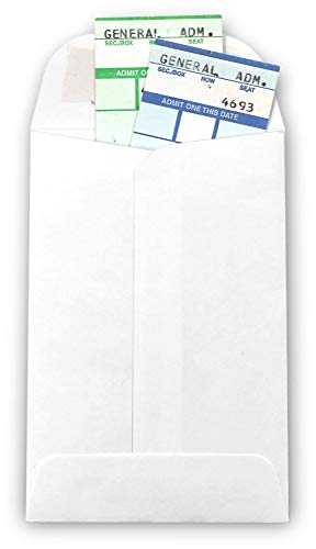 GUARDIAN 500 Guardian #4 Paper Coin Envelopes - Blank Small Envelopes for Coins, Receipts, Stamps, Small Parts Storage, & More – 3" x 4-1/2" Cash Envelopes – Gummed Flap Gift Card Holder Envelopes - Image 4