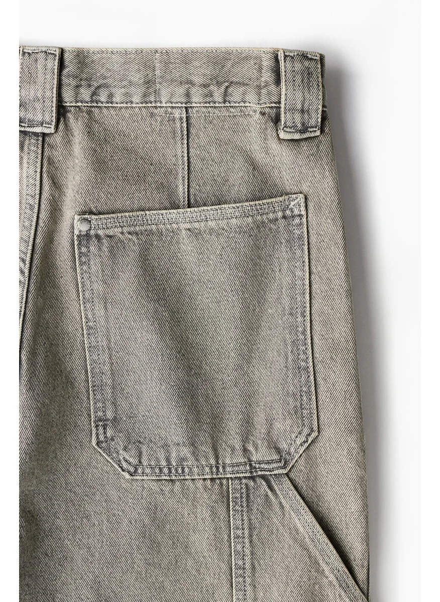 H&M Baggy Denim Carpenter Shorts