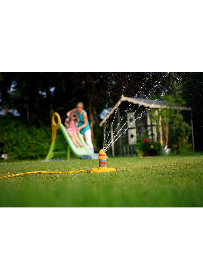 Hozelock - 2336H Garden Irrigation Sprinkler with Rotation Adjustable Plastic Plate - Image 1