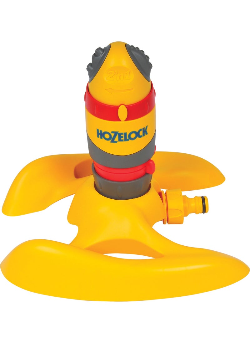 Hozelock - 2336H Garden Irrigation Sprinkler with Rotation Adjustable Plastic Plate - Image 1