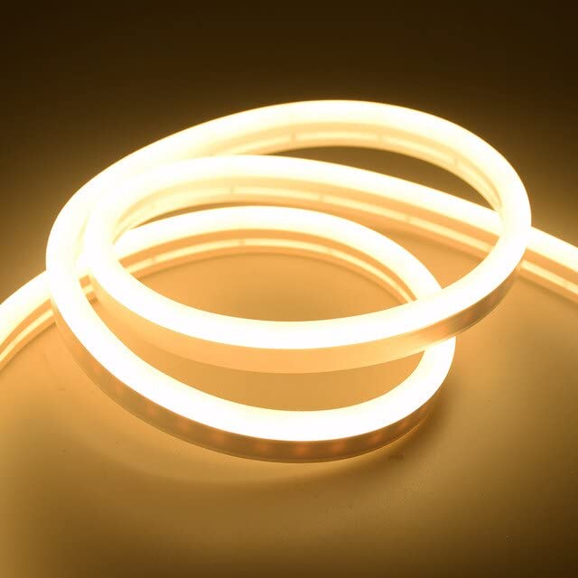 Shoppingekart Shoppingekart Strip LED Light Waterproof SMD 2835 Flexible LED Neon Lights for Home Decoration Neon Strip led 20 MeterColor YellowSilicone Rubber  - Image 2