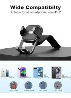 erorex Car Phone Holder Universal Car Mount Dashboard And Windshield Suction Cup Phone Holder Car Phone Mount And Bendable Memory Titanium Alloy For Iphone And Android Smartphone  - Image 5
