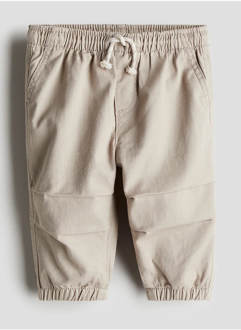 اتش اند ام Cotton Twill Joggers