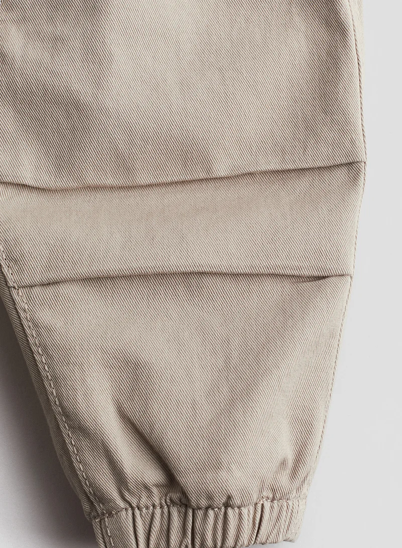 H&M Cotton Twill Joggers