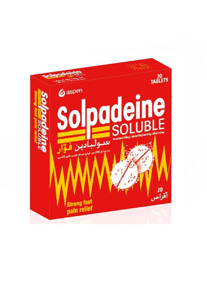 ASPEN Pack Of 2 Solpadeine Soluble Tablet 20pcs - Image 2