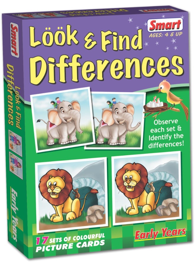 Creative's Smart Look & Find Differences Educational Toy - Focus Building & Speech Therapy, Montessori Logic Games Gift for Boys & Girls Ages 4 5 6 - Image 1