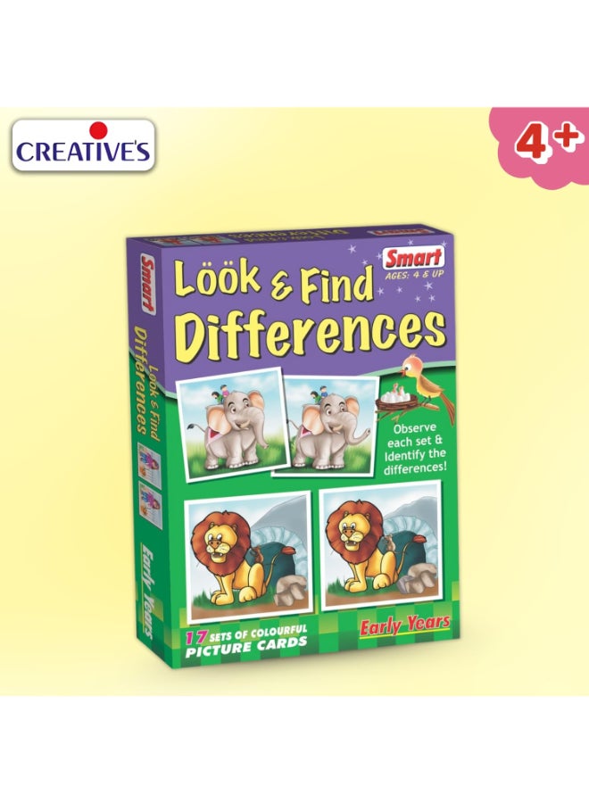 Creative's Smart Look & Find Differences Educational Toy - Focus Building & Speech Therapy, Montessori Logic Games Gift for Boys & Girls Ages 4 5 6 - Image 2