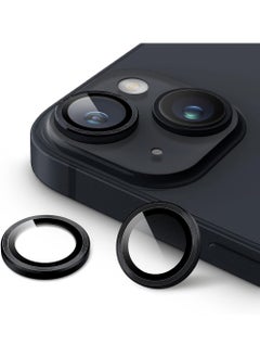 Rock Pow Camera Lens Protector for iPhone 15 6.1-Inch and iPhone 15 Plus 6.7-Inch 9H Tempered Glass Metal Individual Ring Cover HD Clear  - Image 1