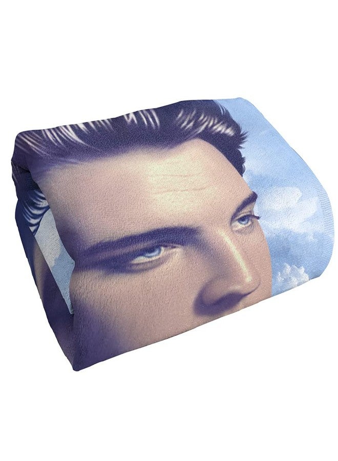 Trevco Elvis Presley Big Portrait Officially Licensed Beach Towel 30" X 60" - Image 3
