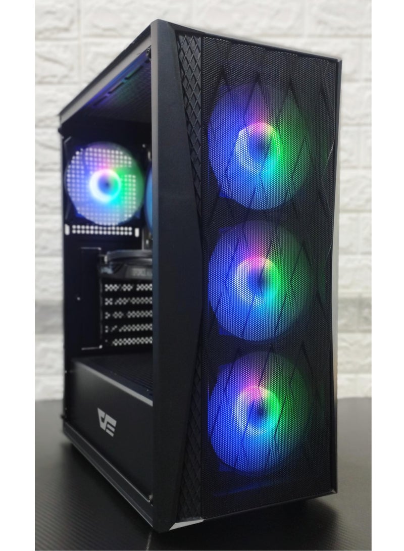 COMPUTER SNO GAMING PC - NVIDIA RTX 4060 8GB | CORE i5 12400F PROCESSOR | 16GB DDR4 RAM | 1TB NVMe SSD | RGB AIR COOLER | 4 ARGB FANS BLACK CASE ON SALE & 1 YEAR WARRANTY INCLUDE  - Image 2