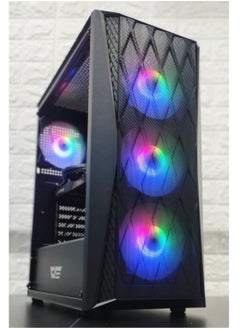 COMPUTER SNO GAMING PC - NVIDIA RTX 4060 8GB | CORE i5 12400F PROCESSOR | 16GB DDR4 RAM | 1TB NVMe SSD | RGB AIR COOLER | 4 ARGB FANS BLACK CASE ON SALE & 1 YEAR WARRANTY INCLUDE  - Image 1