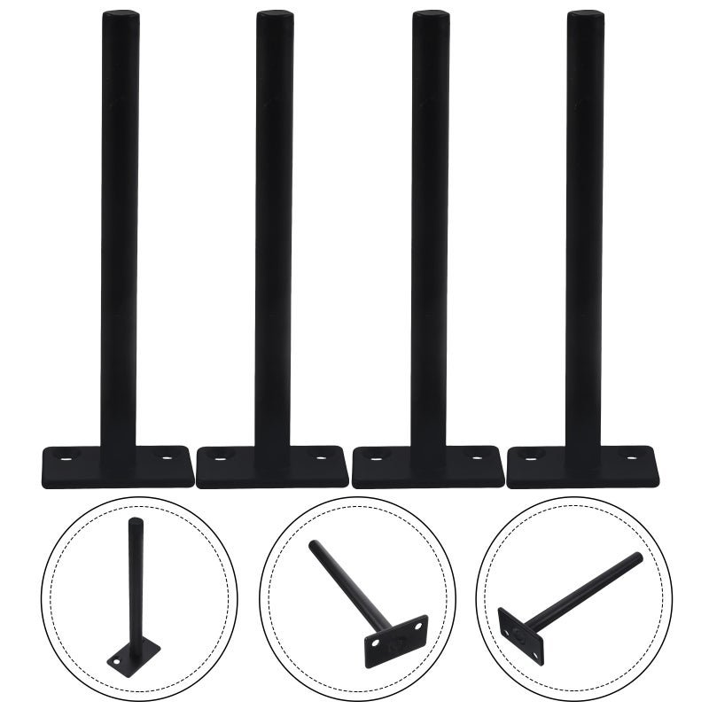 4pcs Hidden Floating Shelf Bracket Heavy Duty Invisible Shelf Bracket Rack - Image 3