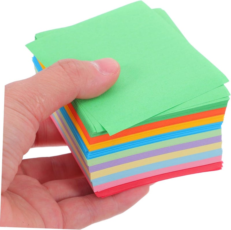 NUOBESTY 1000pcs Colorful Double Sided Origami Paper Sheets Square Folding Paper for DIY Arts Crafts Scrapbooking Effortless Folding for Beginners and Experts - Image 4
