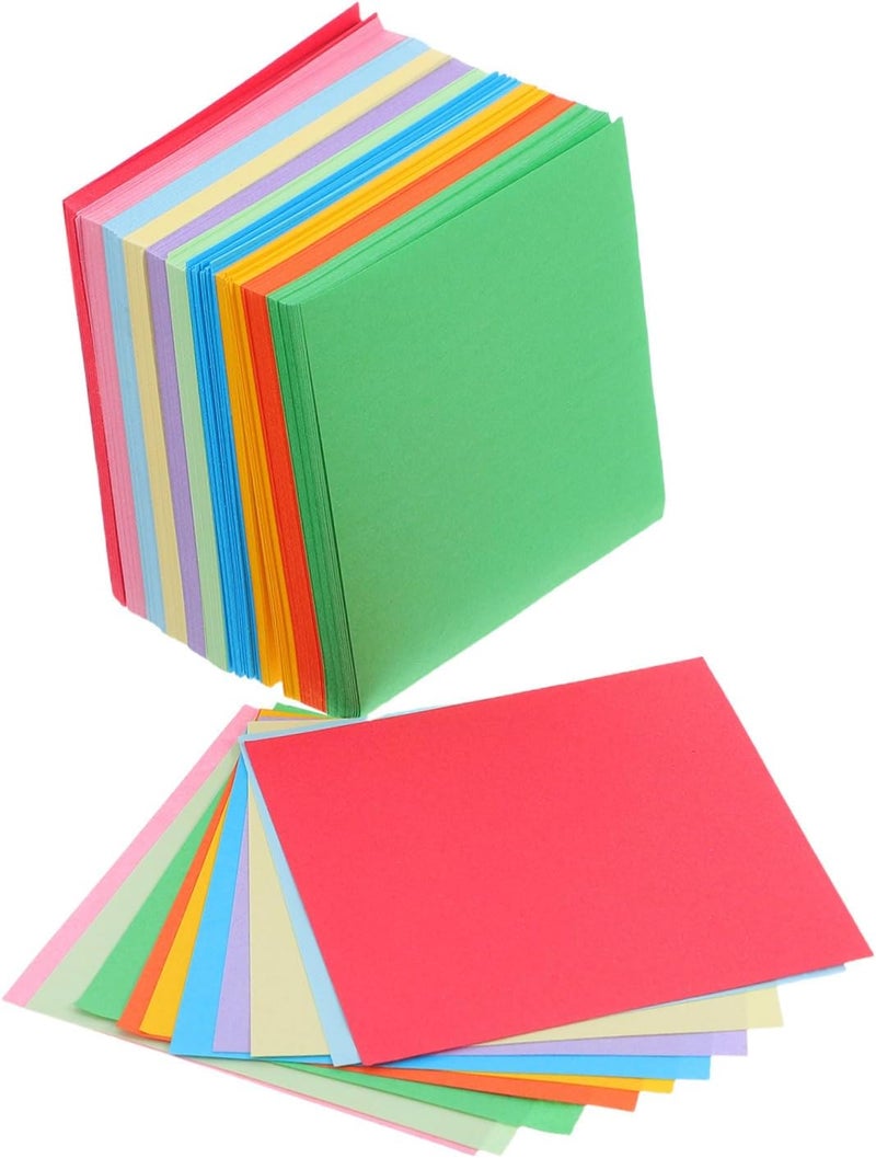 NUOBESTY 1000pcs Colorful Double Sided Origami Paper Sheets Square Folding Paper for DIY Arts Crafts Scrapbooking Effortless Folding for Beginners and Experts - Image 1